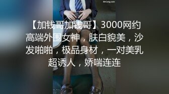 【加钱哥加钱哥】3000网约高端外围女神，肤白貌美，沙发啪啪，极品身材，一对美乳超诱人，娇喘连连