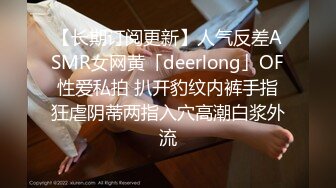 【长期订阅更新】人气反差ASMR女网黄「deerlong」OF性爱私拍 扒开豹纹内裤手指狂虐阴蒂两指入穴高潮白浆外流